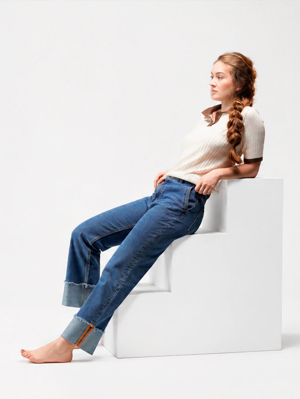 CROPPED PANTS MIEL DE ORILLA