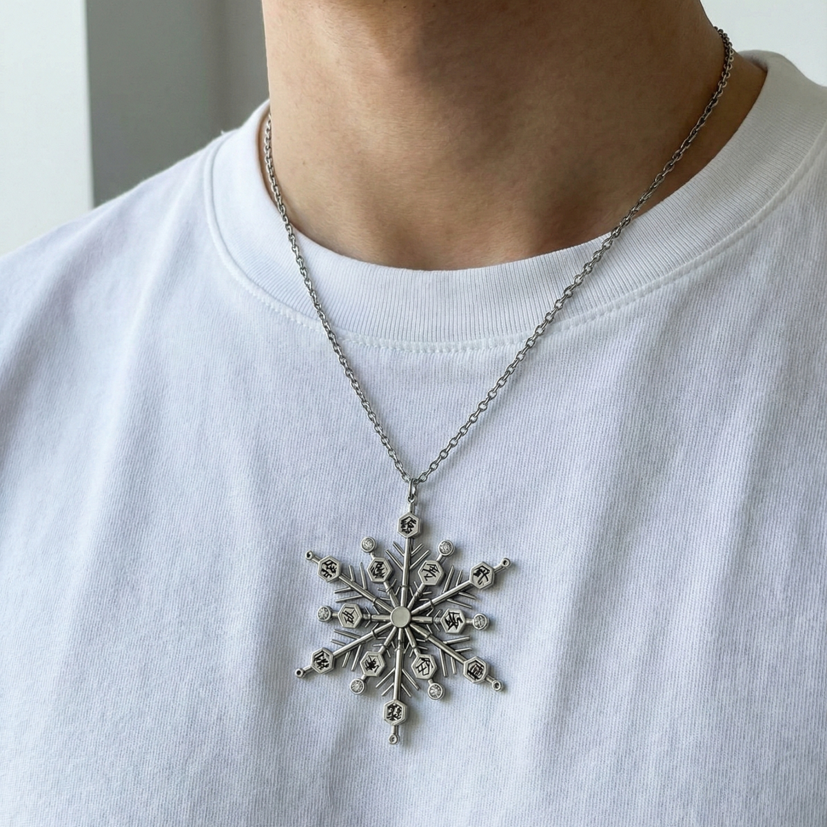 Upper Moon Three and Blossom Necklace Collection