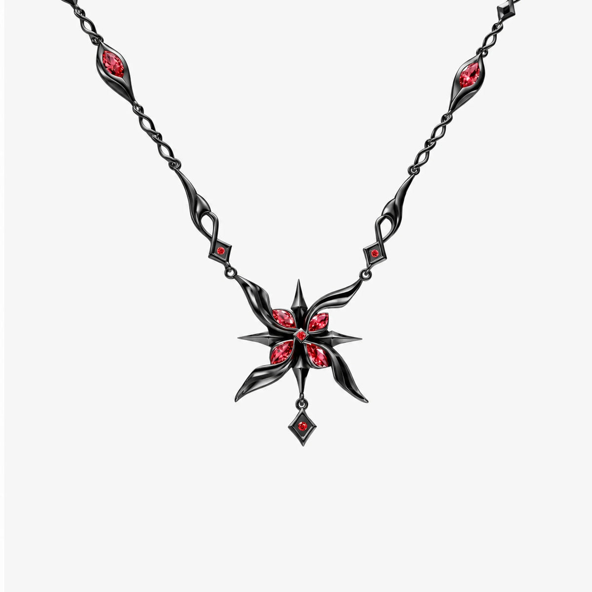 Arlecchino Necklace – Royal Black