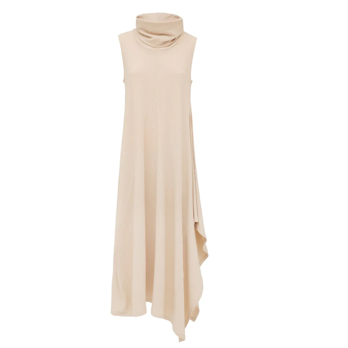 Asymmetrical Sleeveless Long Dress