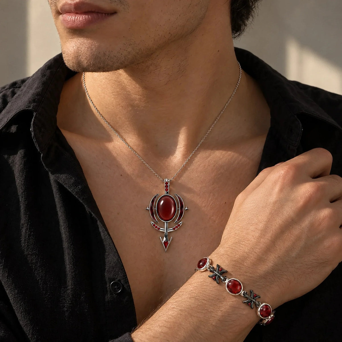 Blood Manipulation Necklace and Bracelet Collection