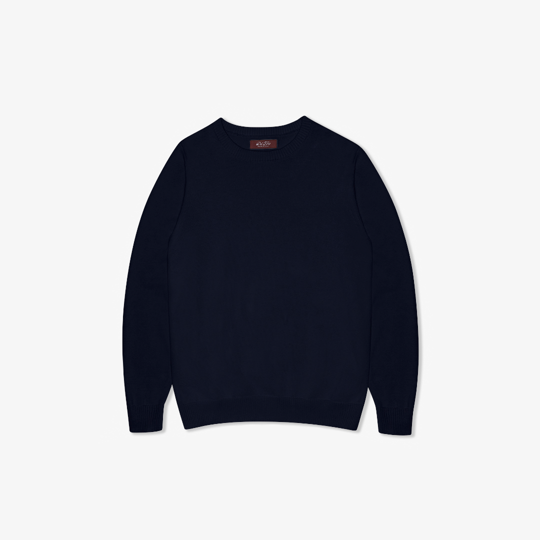 Men's Classic Crewneck Sweater - Navy