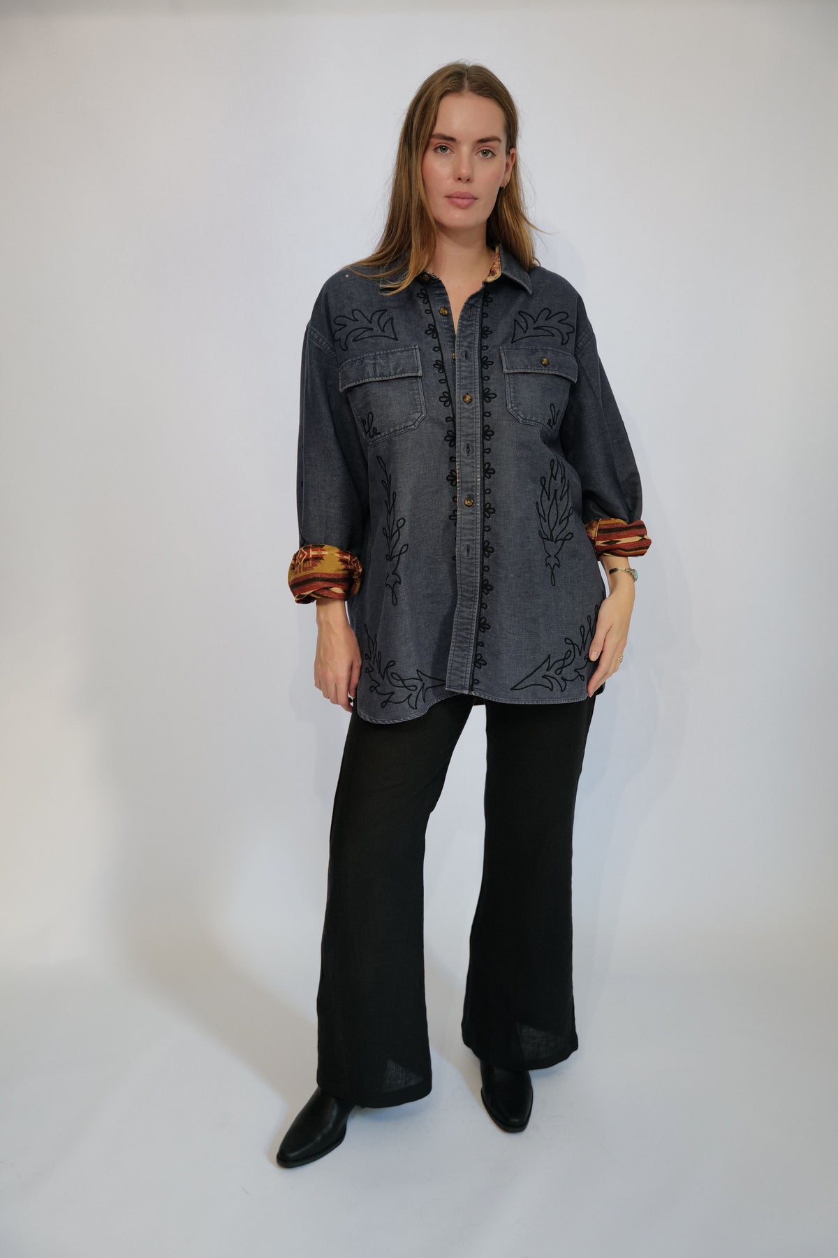Two Cowboys Flannel Shacket
