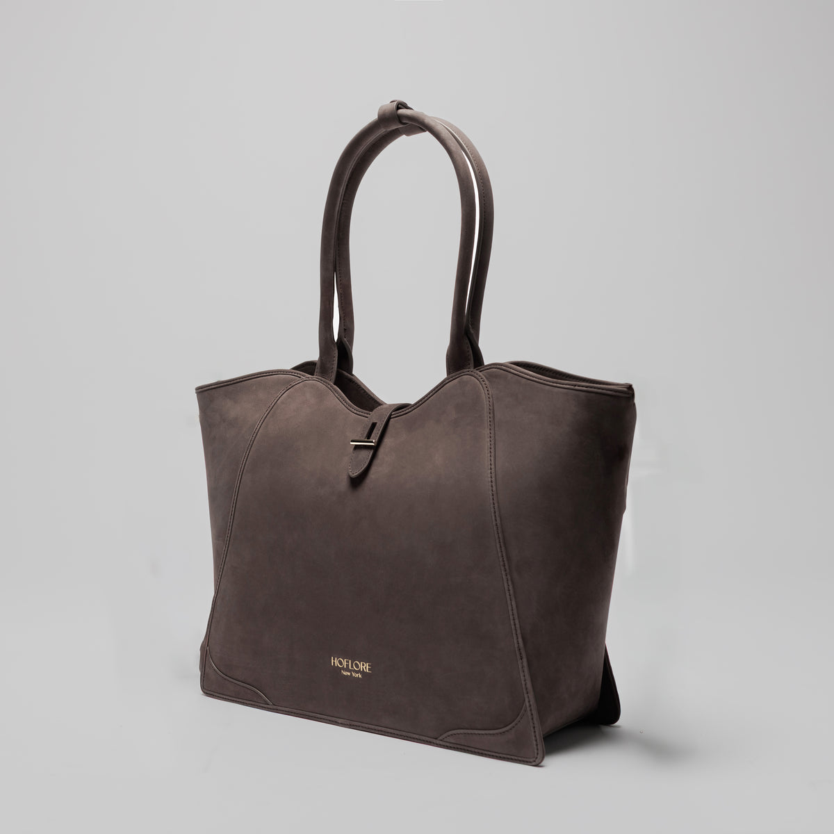 Nubuck Medium Tote Melia – Coffee