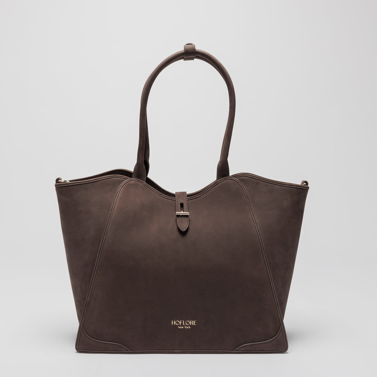 Nubuck Medium Tote Melia – Coffee