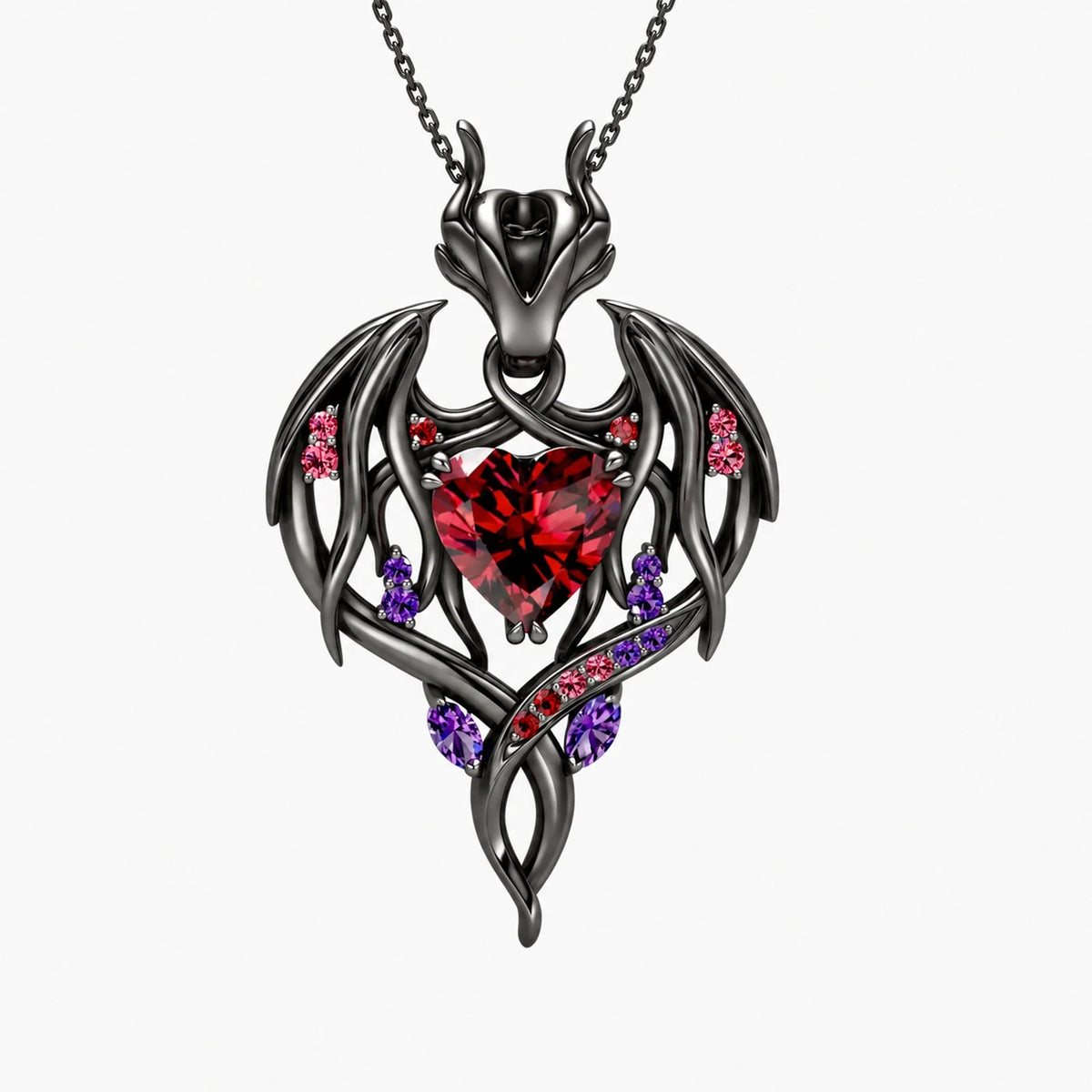 Durin Necklace – Royal Black