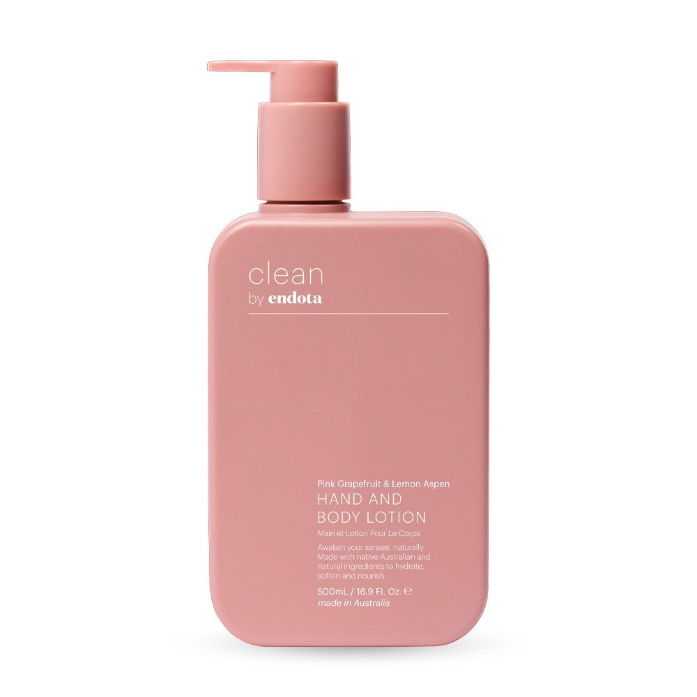 CLEAN by endota Pink Grapefruit & Lemon Aspen Hand & Body Lotion