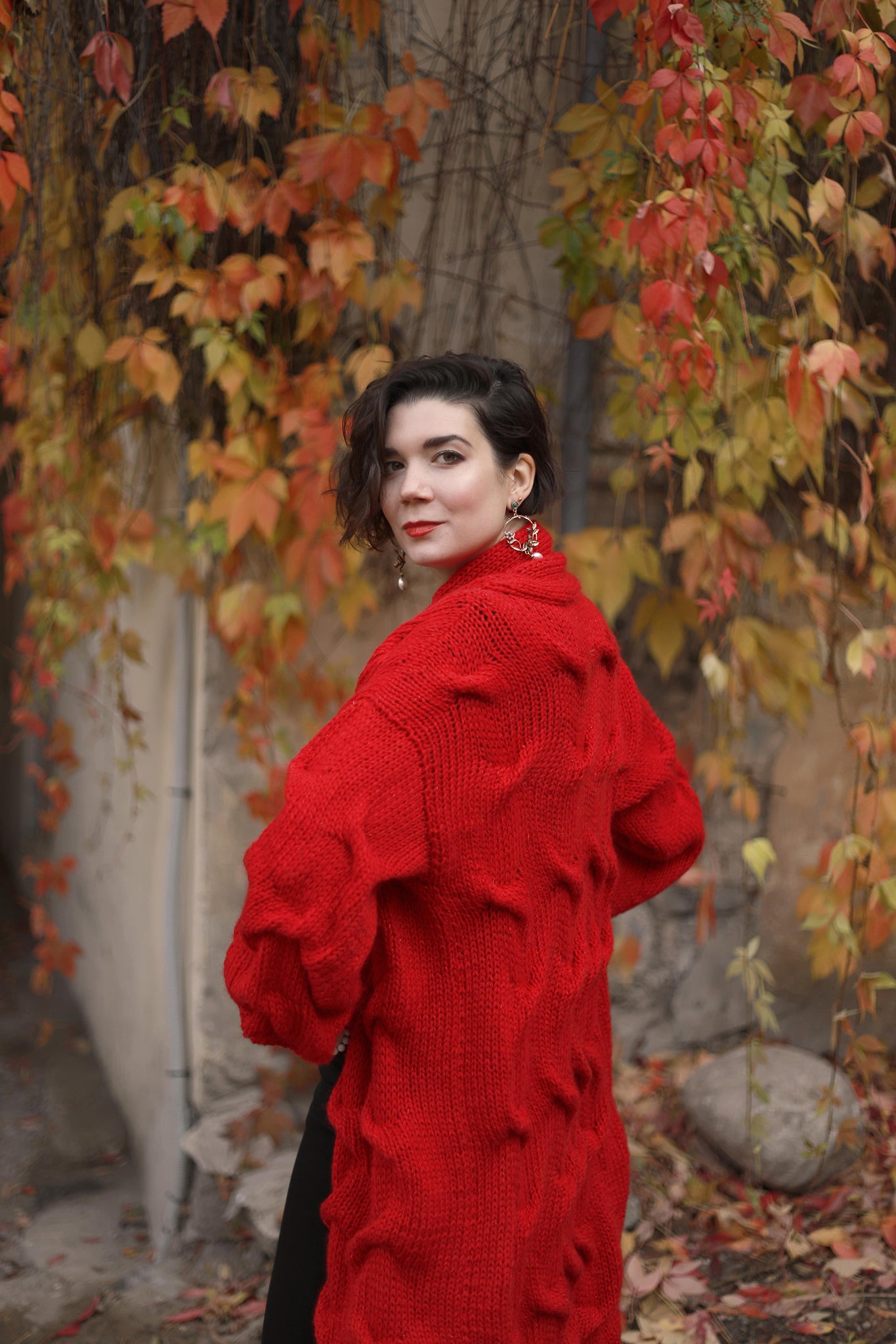 Flame Waves cardigan