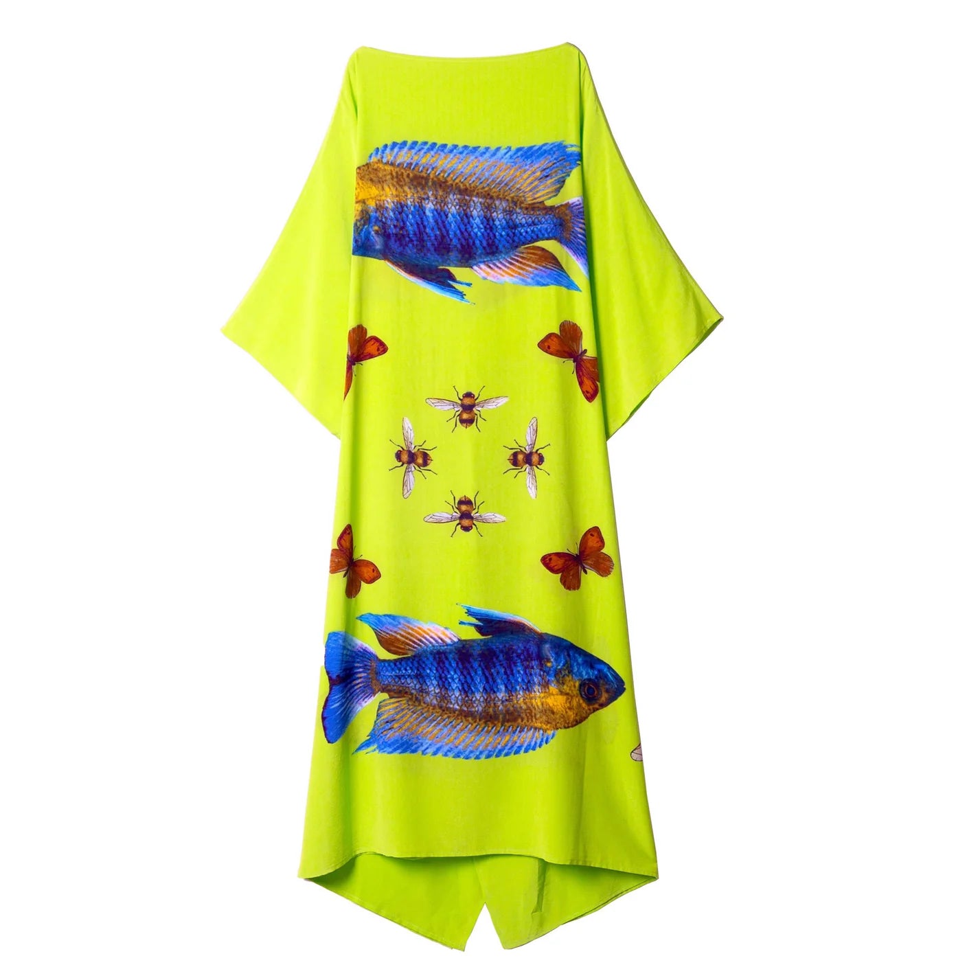Butterfly & Fish Silk Tunic