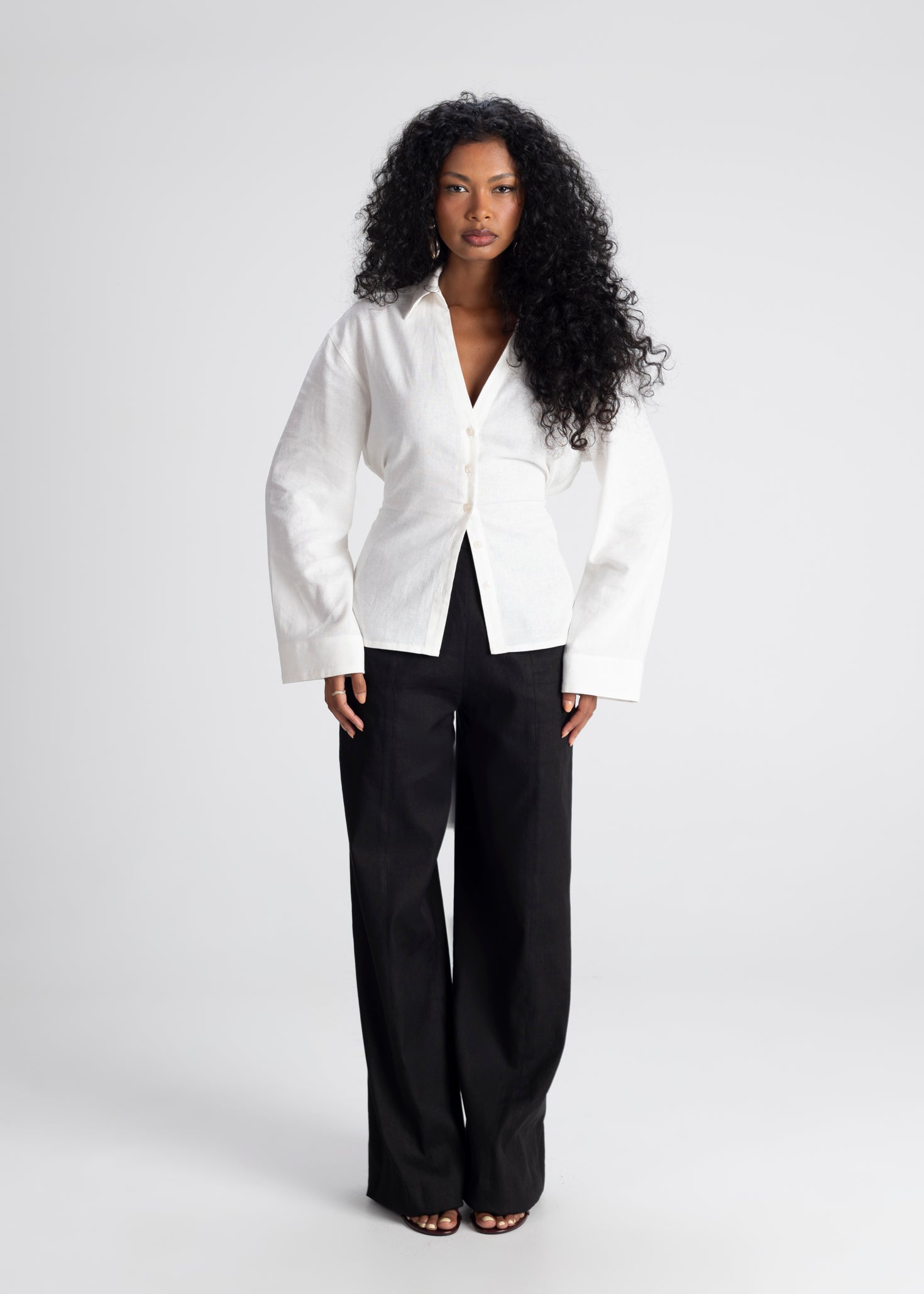 Adjustable Linen Shirt