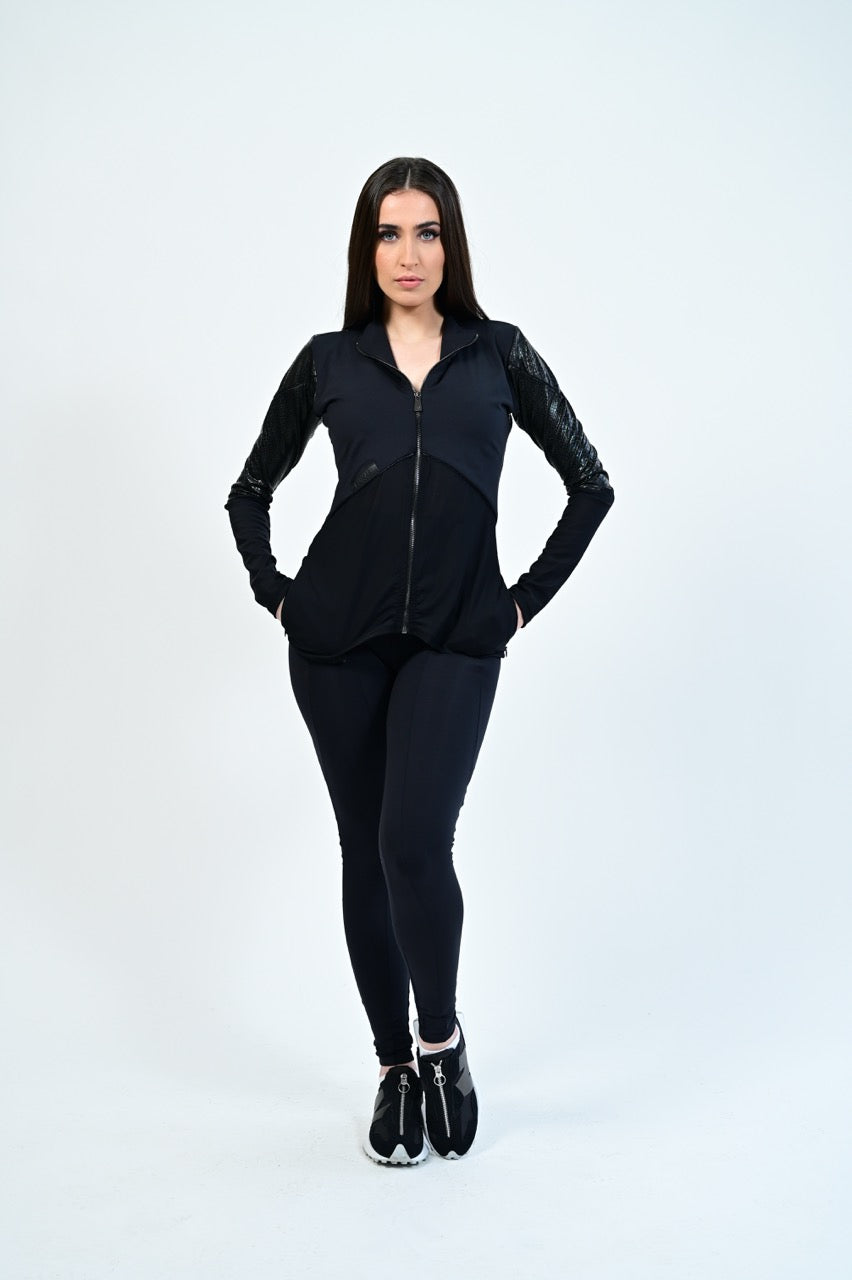 Katie Jacket Gold Snake