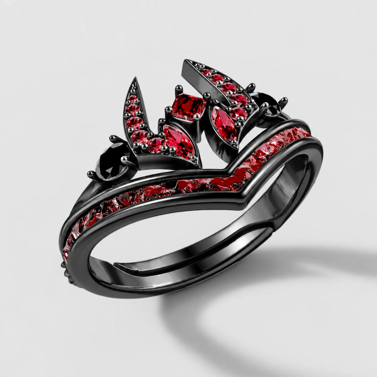 Malevolent Shrine Ring – Royal Black