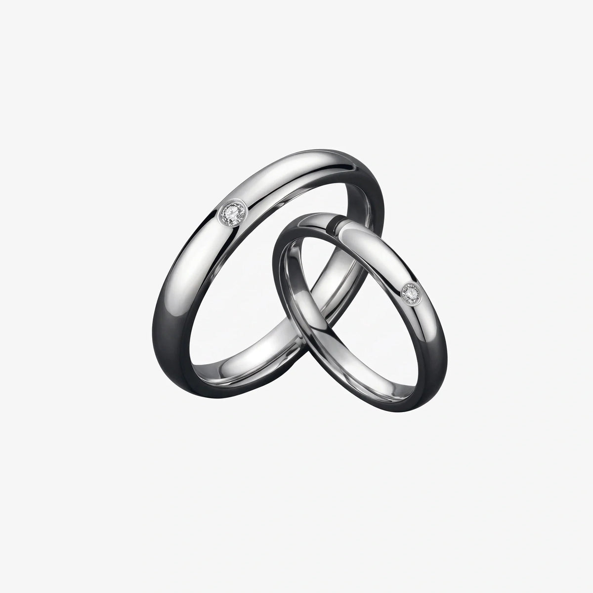 Pure Love Couple Ring Set