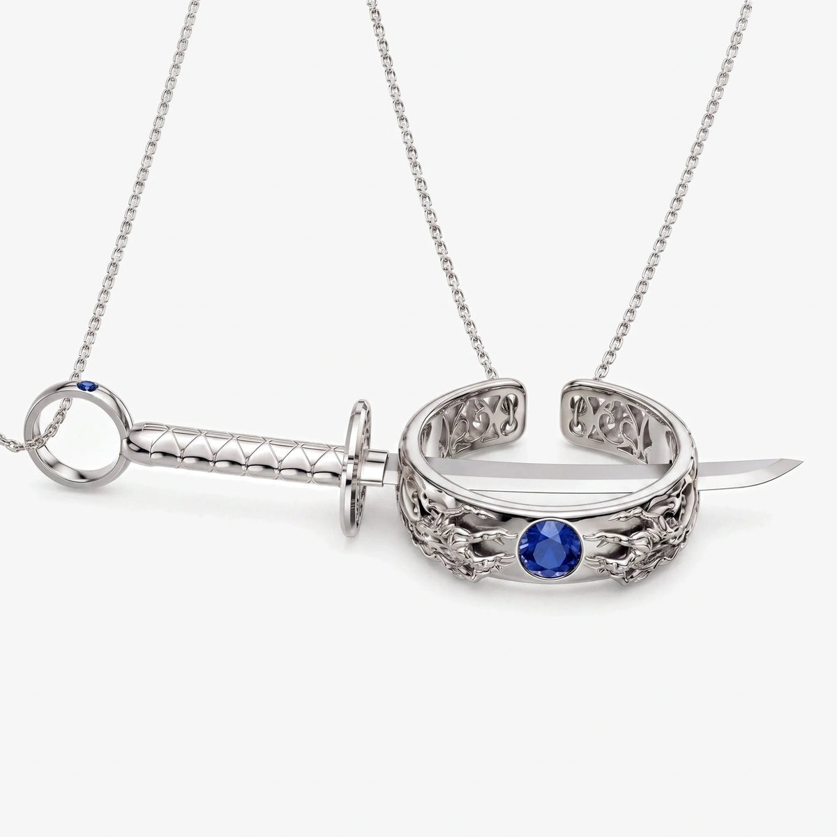 Pure Love x Cursed Promise Necklace Collection – Silver