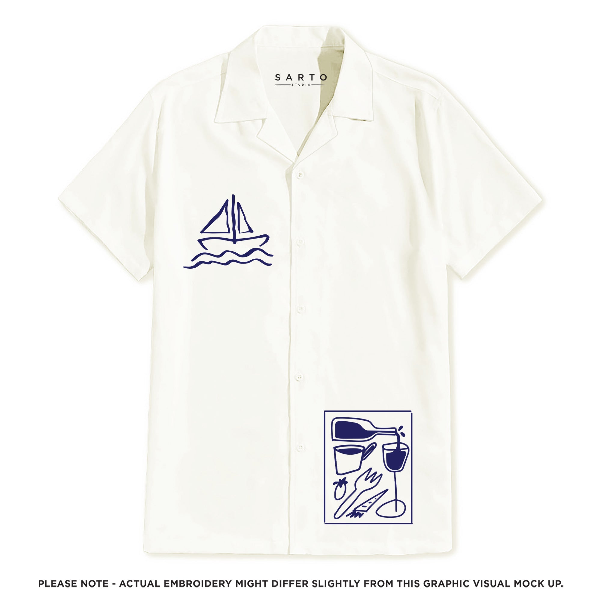 Sail Away Cuban Shirt