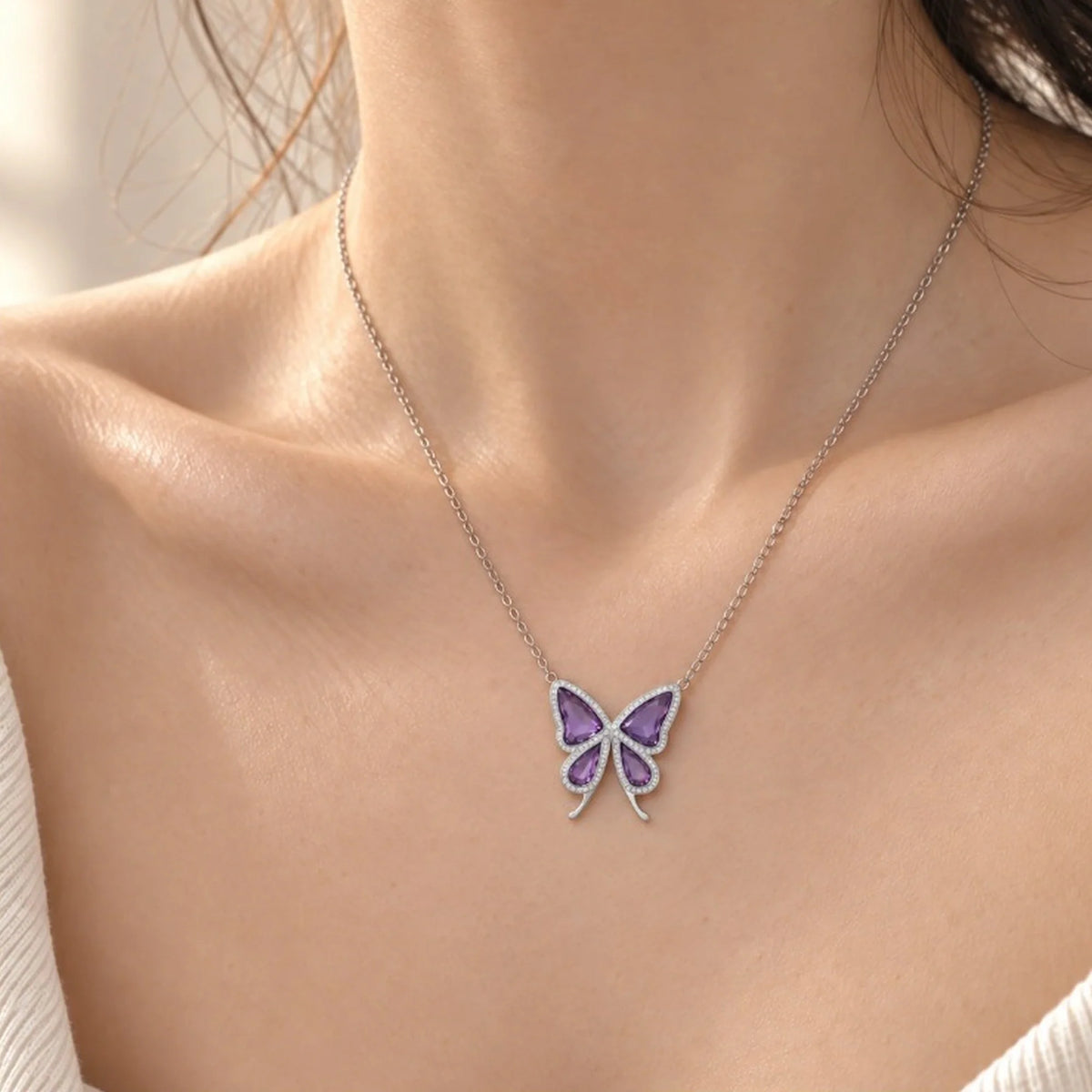 Butterfly Hashira x Water Hashira Necklace Set