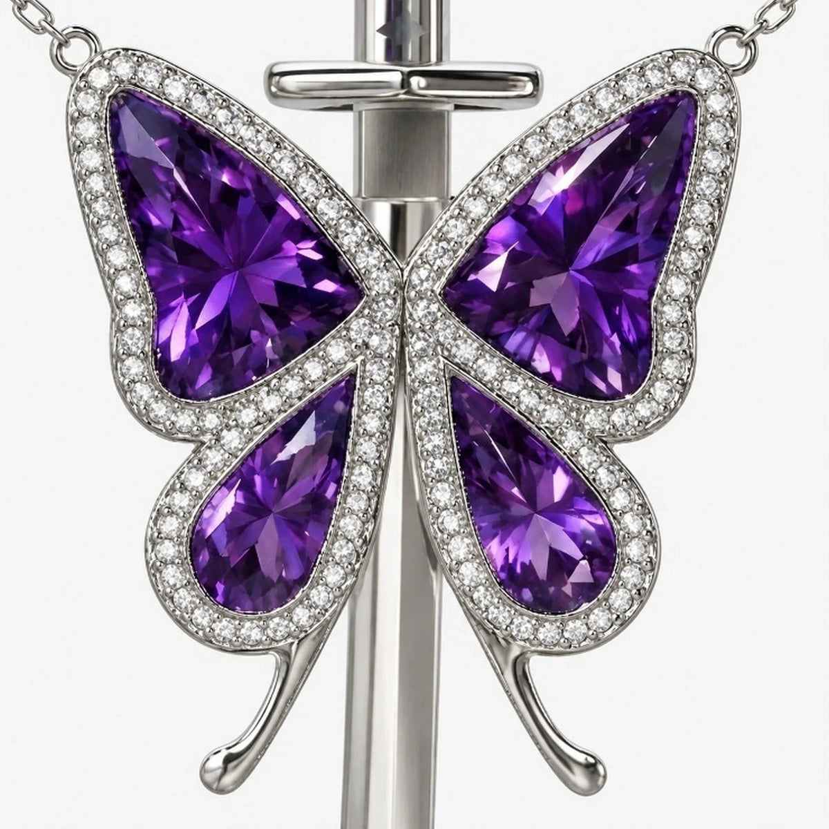 Butterfly Hashira x Water Hashira Necklace Set