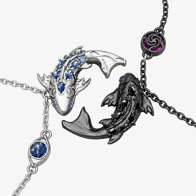Six Eyes and Cursed Spirit Koi Necklace Collection