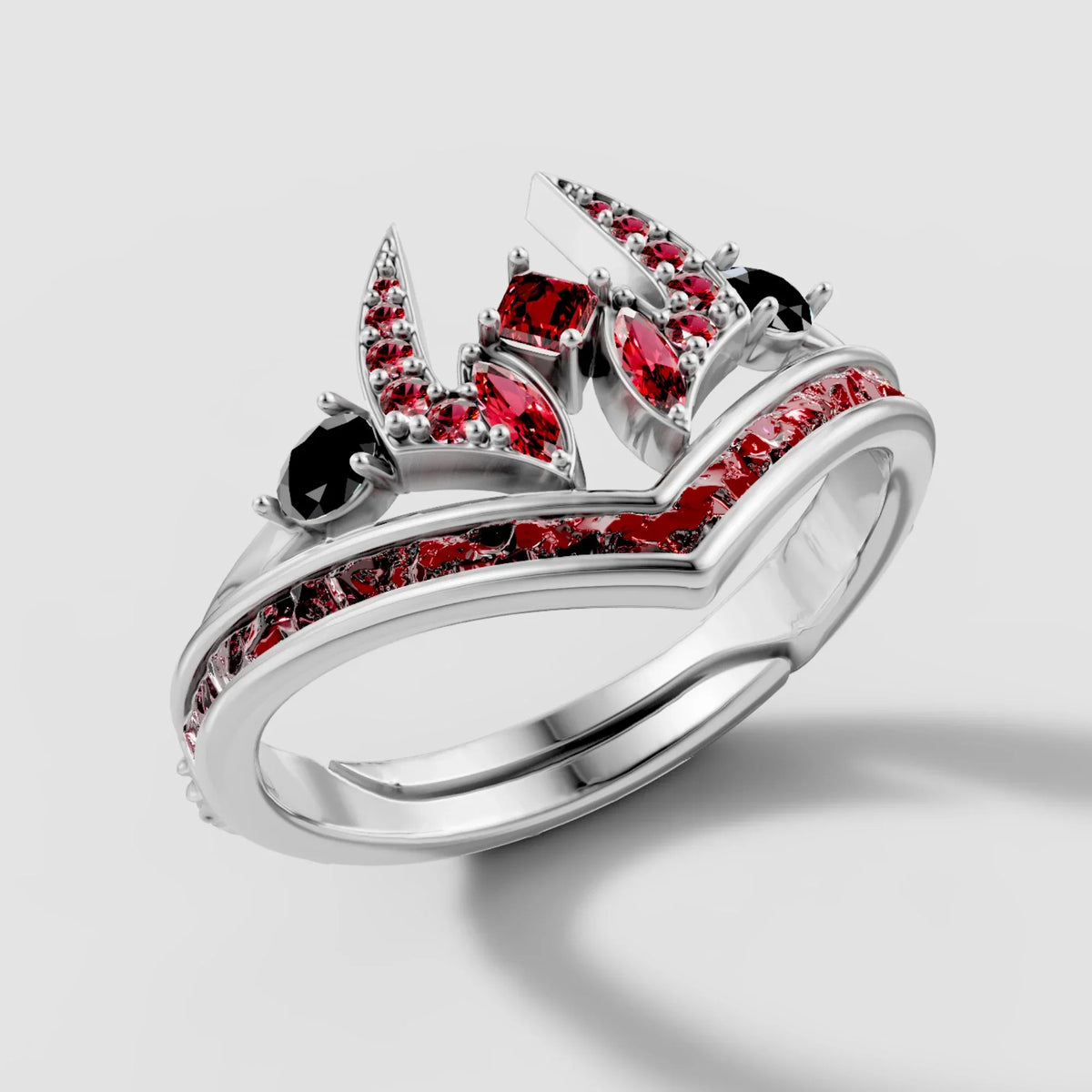 Malevolent Shrine Ring – Silver