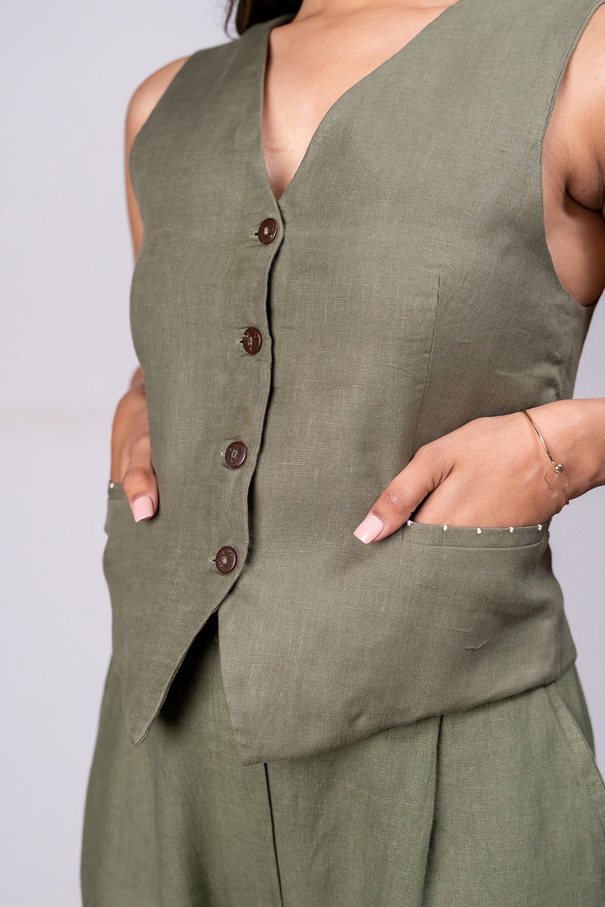 Linen Vest