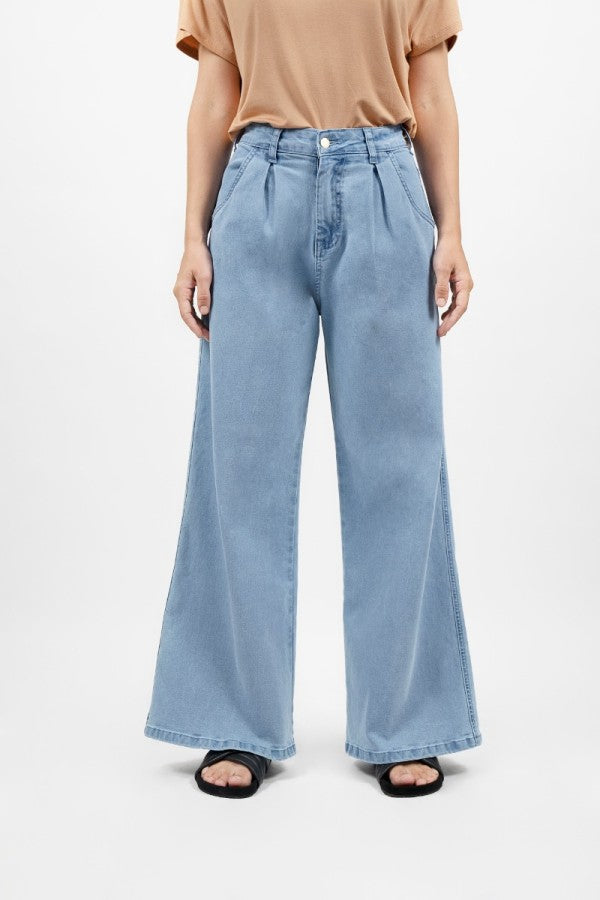 Los Angeles LAX Wide Leg Denim Jean