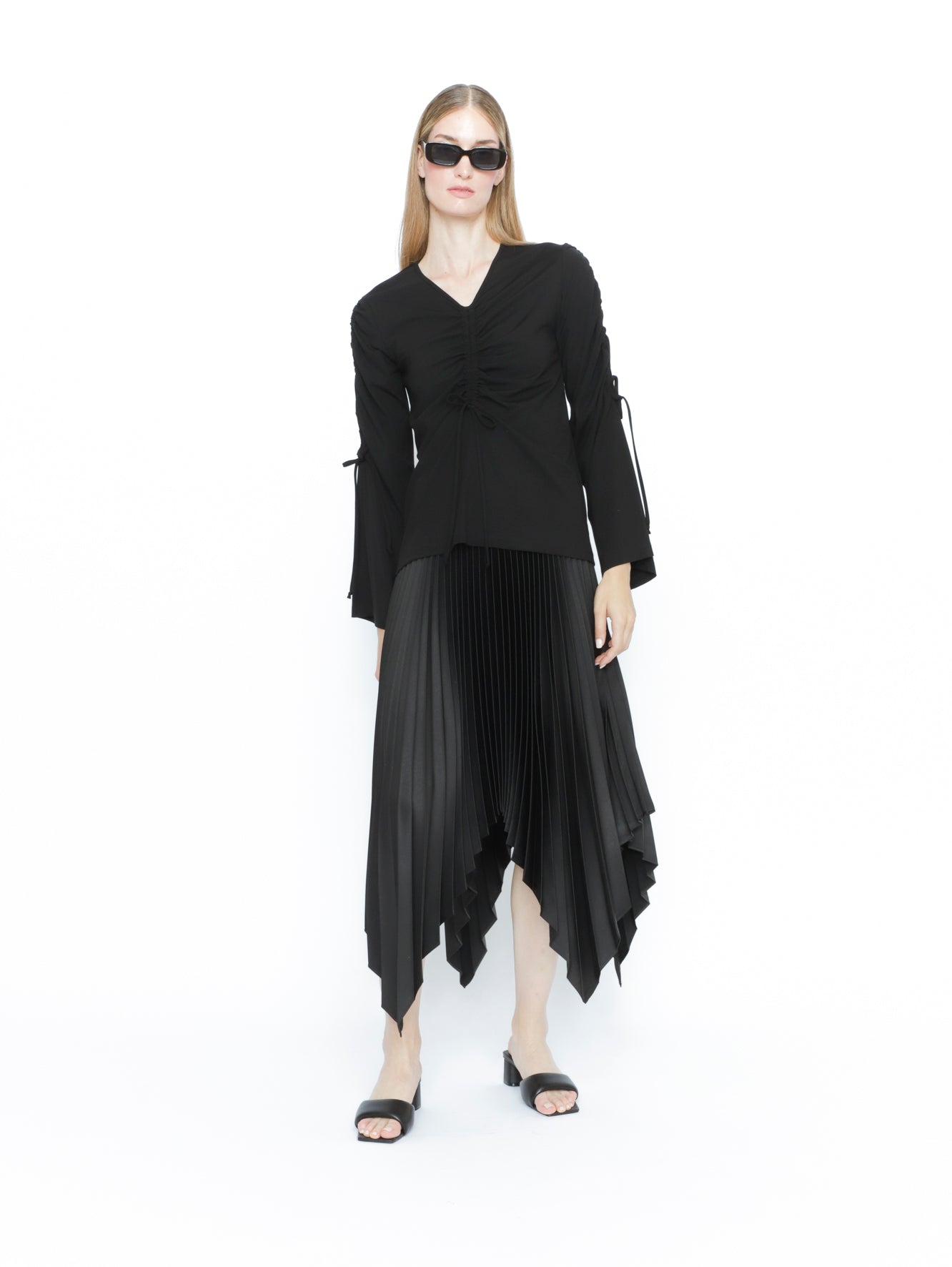 Pleated skirt Midnight