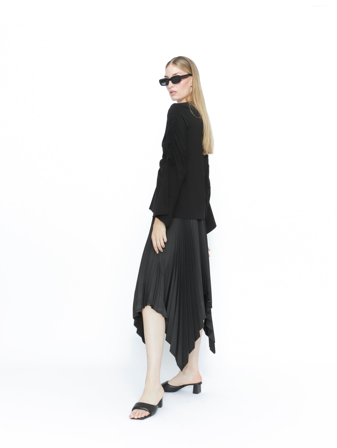 Pleated skirt Midnight