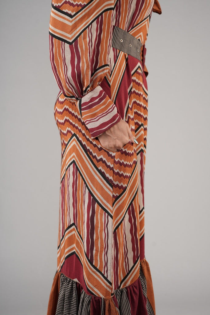 upcycled-saree-belted-maxidress-sunburst-stripe