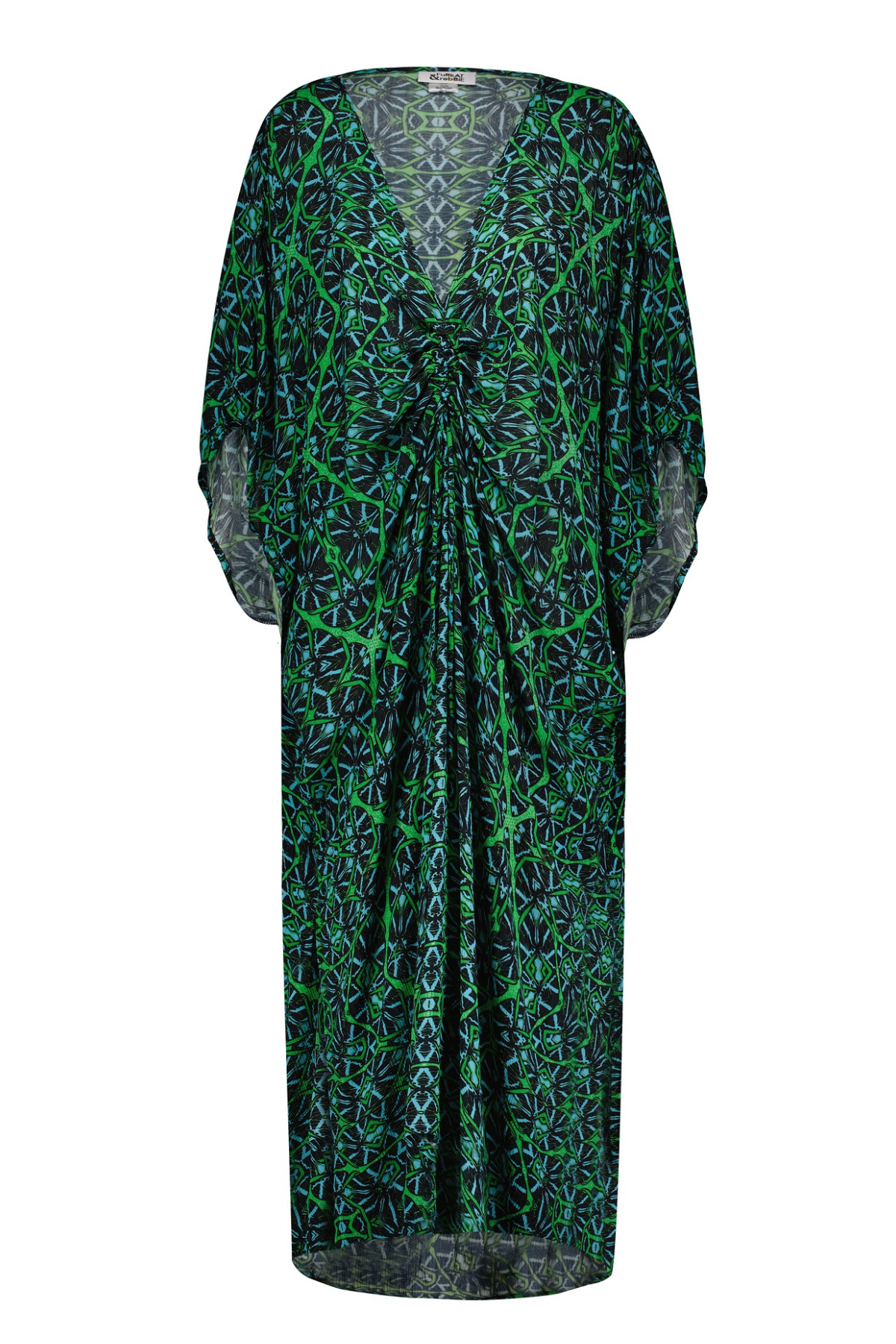 Obaatan Kaftan+Maxi Dress - Lazer Iguana (Bamboo Rayon)