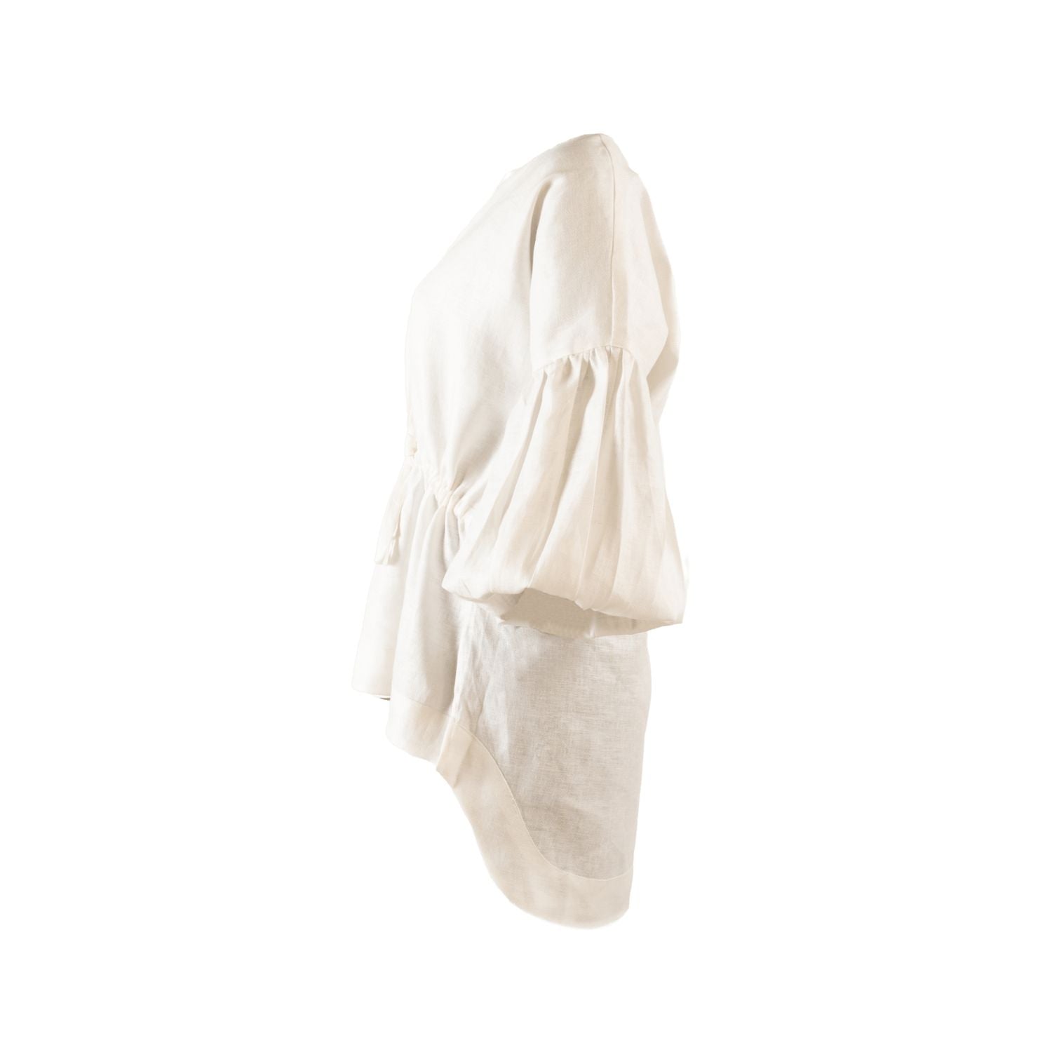 Koh Rong Linen Lounge Top in White