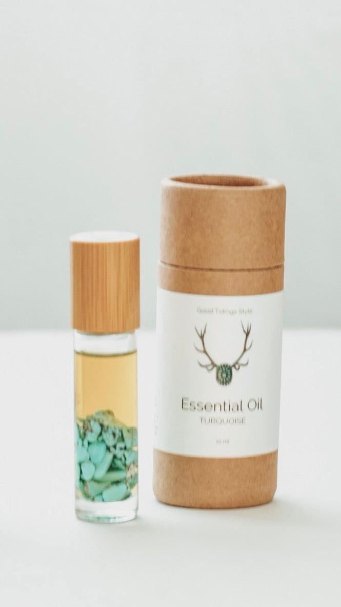 Sanctuary Essential Oil Infused Crystal Roll-Ons: Turquoise