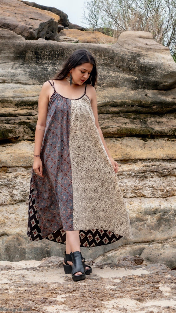 ajrakh-blockprint-maxidress-sky-blue-and-white-paisley