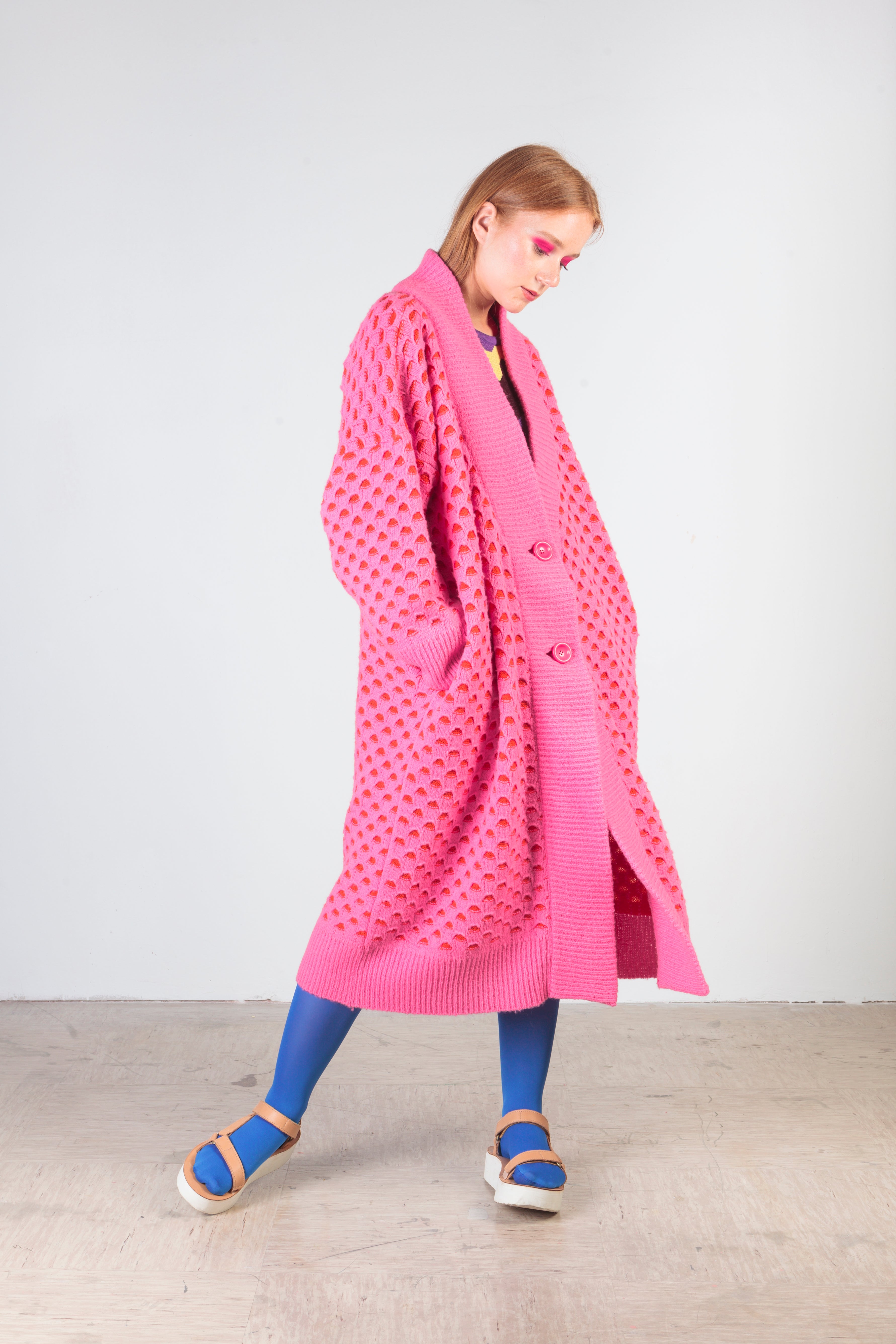 Oversize Pink Coat