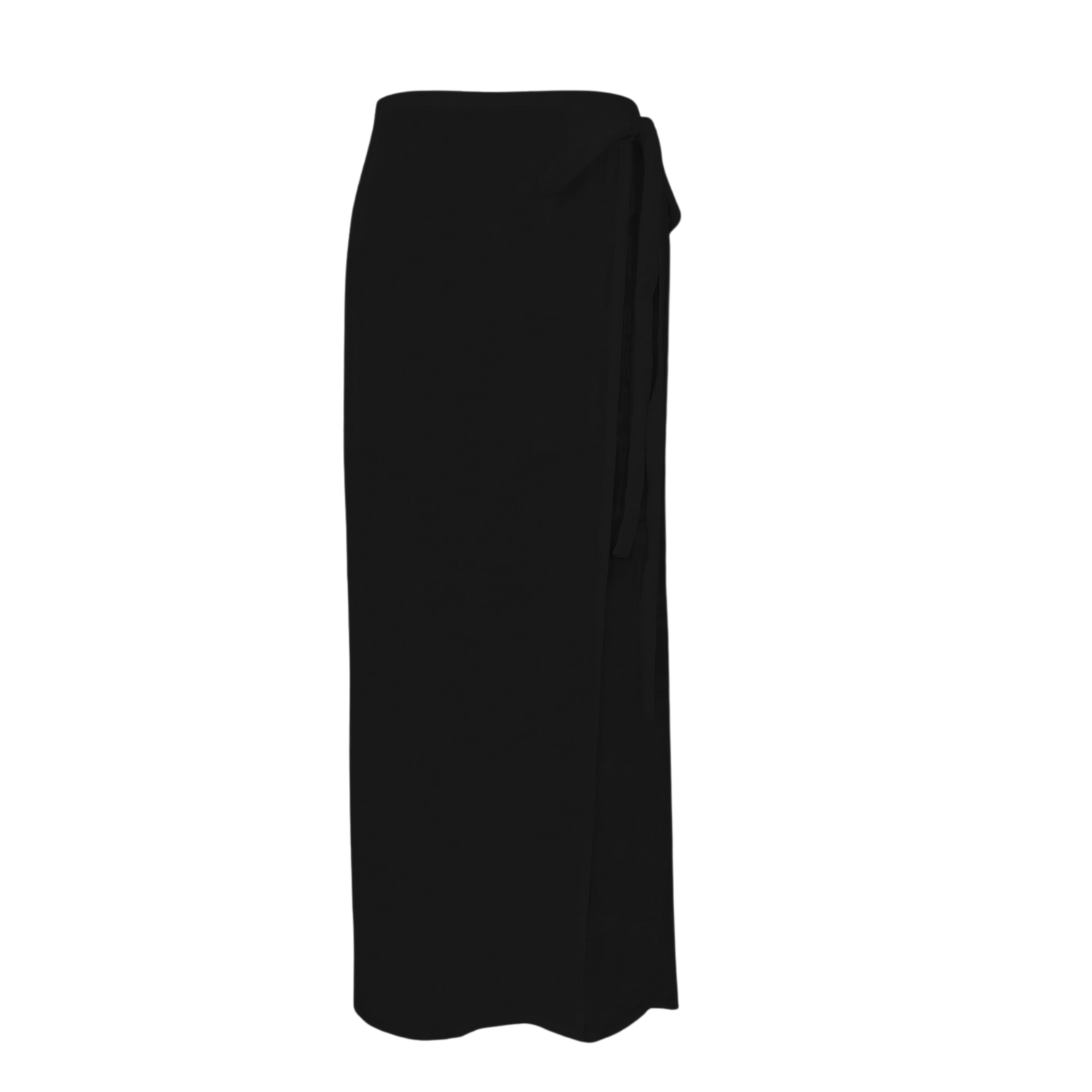 Sarong Wrap Skirt in Black