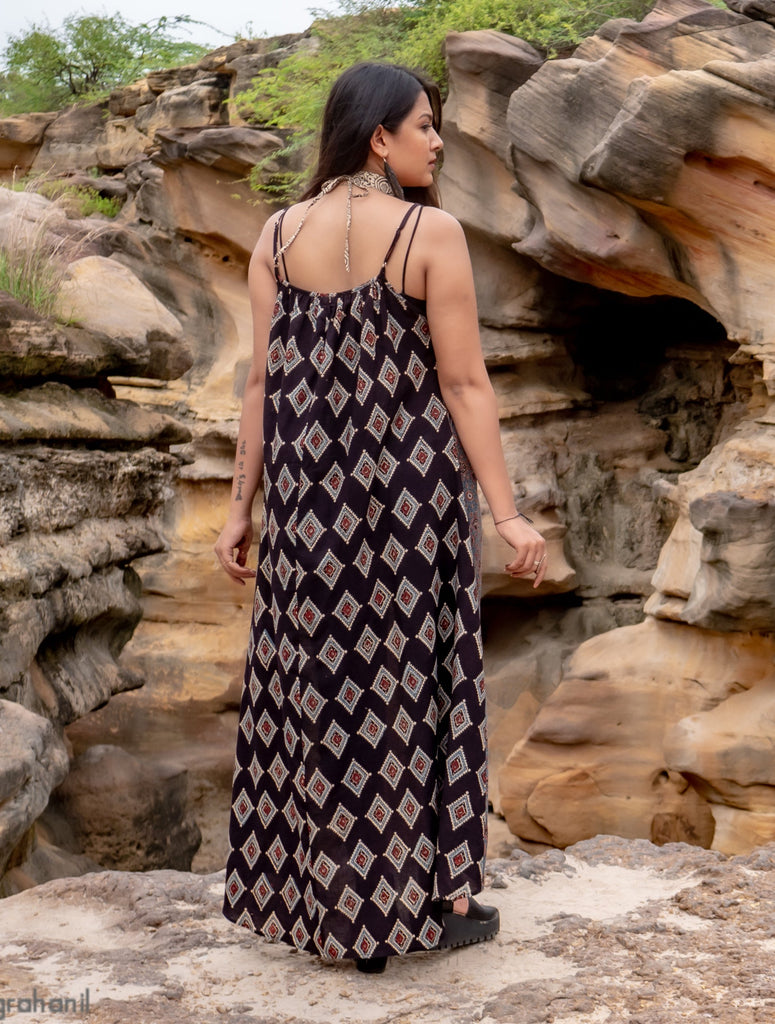 ajrakh-blockprint-maxidress-sky-blue-and-white-paisley